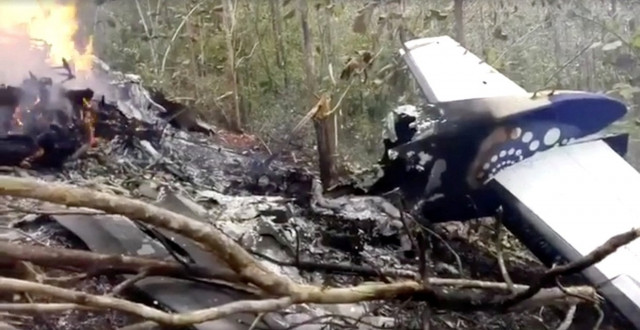 wreckage in flames after a plane crashed in the mountainous area of punta islita in the province of guanacaste in costa rica in this still image taken from social media video december 31 2017 photo supplied to reuters by third party wreckage in flames after a plane crashed in the mountainous area of punta islita in the province of guanacaste in costa rica in this still image taken from social media video december 31 2017 photo supplied to reuters by third party