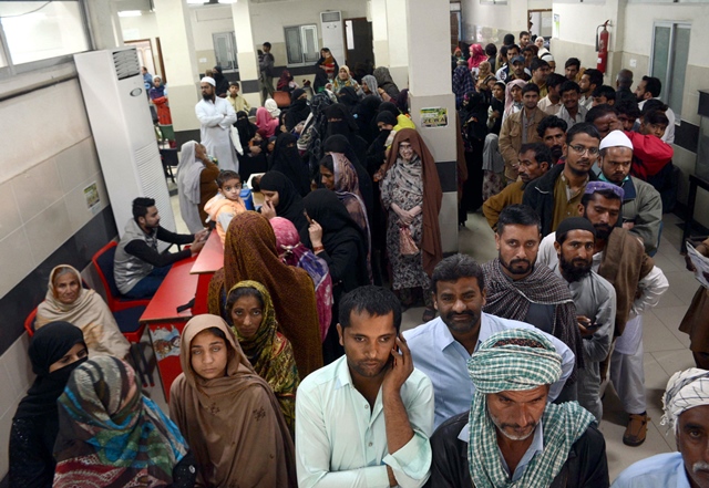 the closure of public health facilities has led to patients going to private hospitals instead photo rashid ajmeri express