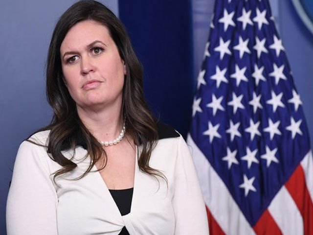 spokeswoman sarah sanders says the details of trump s policy will be announced in the next 24 48 hours photo afp spokeswoman sarah sanders says the details of trump s policy will be announced in the next 24 48 hours photo afp