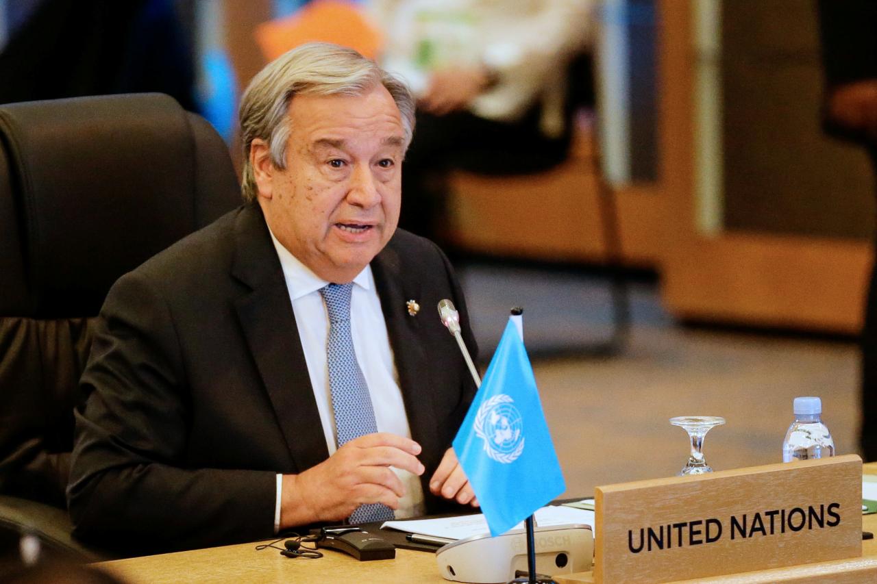 united nations secretary general antonio guterres photo reuters