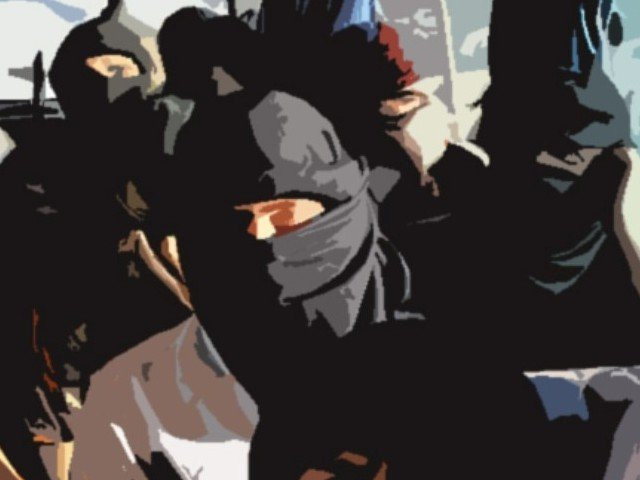 the three terrorists were killed during a late night operation in the qaimkhani colony area of baldia town photo afp the three terrorists were killed during a late night operation in the qaimkhani colony area of baldia town photo afp