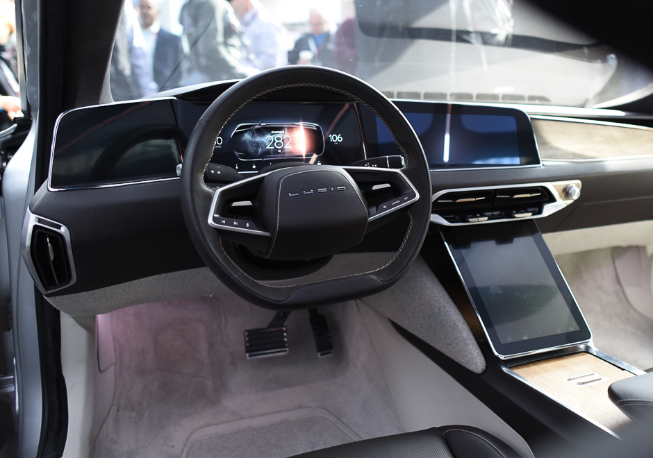 Lucid Air, electric sedan. PHOTO: AFP