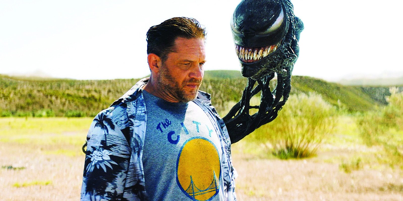 the film is a split personality comedy featuring the world s least likely couple eddie and his alien bodymate venom photo file