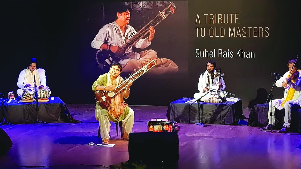 suhel covered songs from legendary artists such as lata mangeshkar mohammad rafi and father rais khan photo file