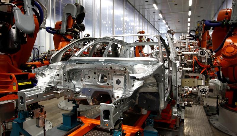 a car manufacturering plant photo reuters