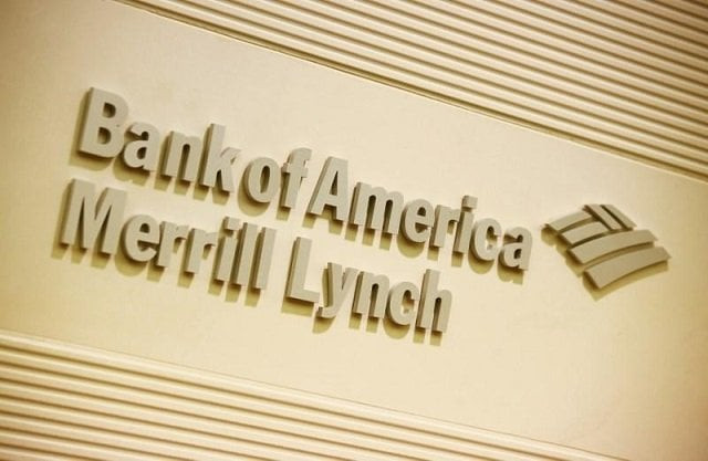 the company logo of the bank of america and merrill lynch is displayed at its office in hong kong march 8 2013 photo reuters the company logo of the bank of america and merrill lynch is displayed at its office in hong kong march 8 2013 photo reuters