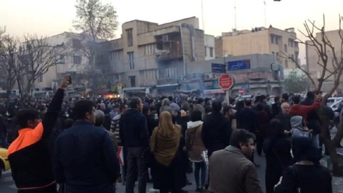 people protest in tehran iran december 30 2017 photo supplied to reuters by third party