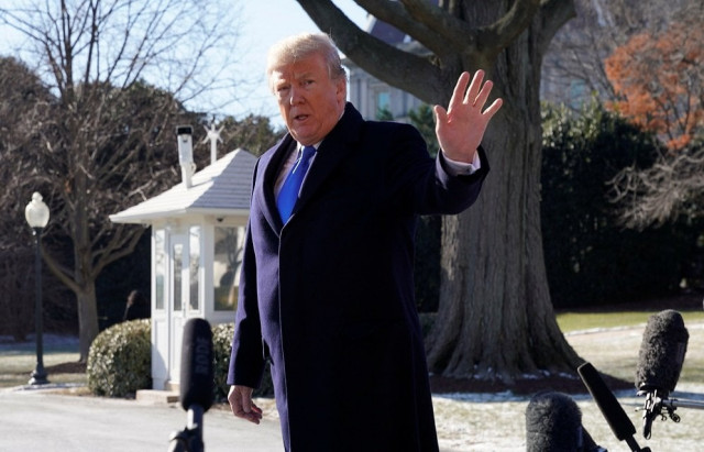 us president donald trump departs to camp david from the white house in washington us january 5 2018 photo reuters us president donald trump departs to camp david from the white house in washington us january 5 2018 photo reuters