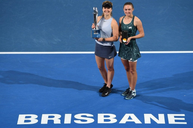 complete dominance svitolina held serve to love in the final game against sasnovich to claim her 10th title in just 65 minutes photo afp complete dominance svitolina held serve to love in the final game against sasnovich to claim her 10th title in just 65 minutes photo afp