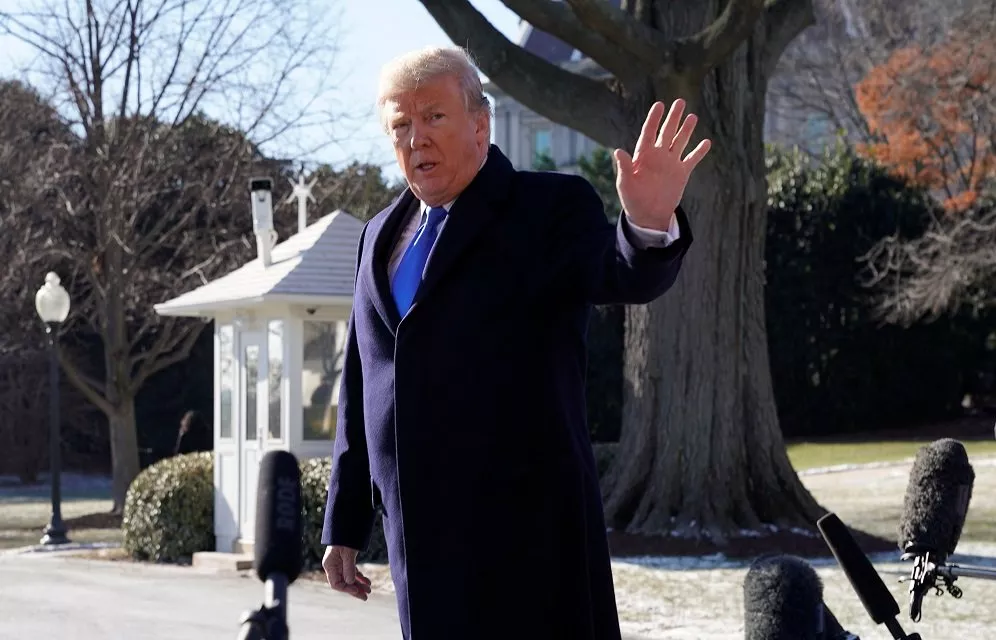 us president donald trump departs to camp david from the white house in washington us january 5 2018 photo reuters us president donald trump departs to camp david from the white house in washington us january 5 2018 photo reuters