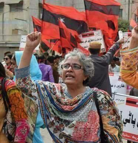 sindhiyani tehreek leader zahida shaikh photo file sindhiyani tehreek leader zahida shaikh photo file