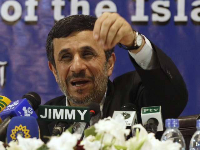 iran 039 s president mahmoud ahmadinejad speaks during a media conference at iran 039 s embassy photo reuters