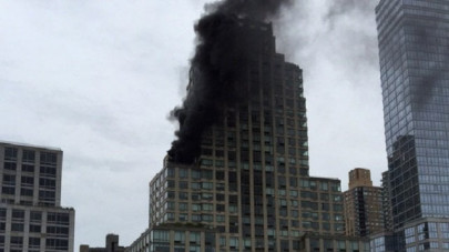 fire breaks out at trump tower in new york