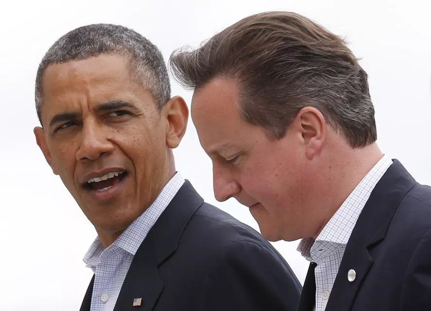 barack obama speaking to david cameron photo reuters barack obama speaking to david cameron photo reuters