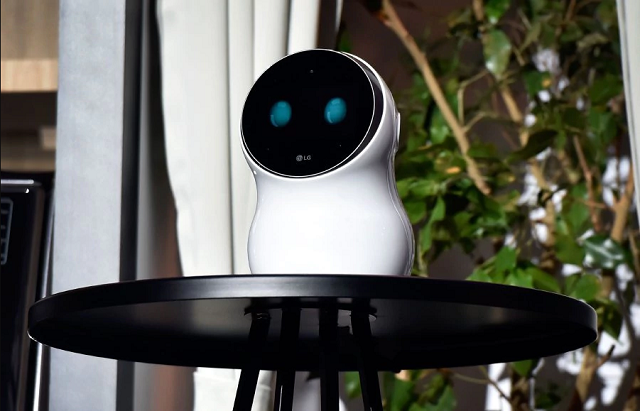 lg electronics 039 s cloi robot is displayed during a lg press event for ces 2018 at the mandalay bay convention center on january 8 2018 in las vegas nevada photo afp lg electronics 039 s cloi robot is displayed during a lg press event for ces 2018 at the mandalay bay convention center on january 8 2018 in las vegas nevada photo afp