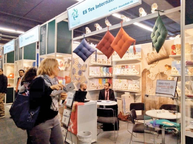 around 800 pakistani exhibitors and delegates including 100 students from various universities are attending the four day exhibition photo kashif hussain express
