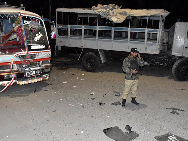 funeral prayers of the martyred balochistan constabulary personnel were also offered on wednesday photo reuters