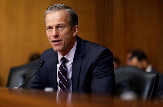 senator john thune r sd questions alex azar ii as he testifies before the senate finance committee on his nomination to be health and human services secretary in washington us january 9 2018 photo reuters