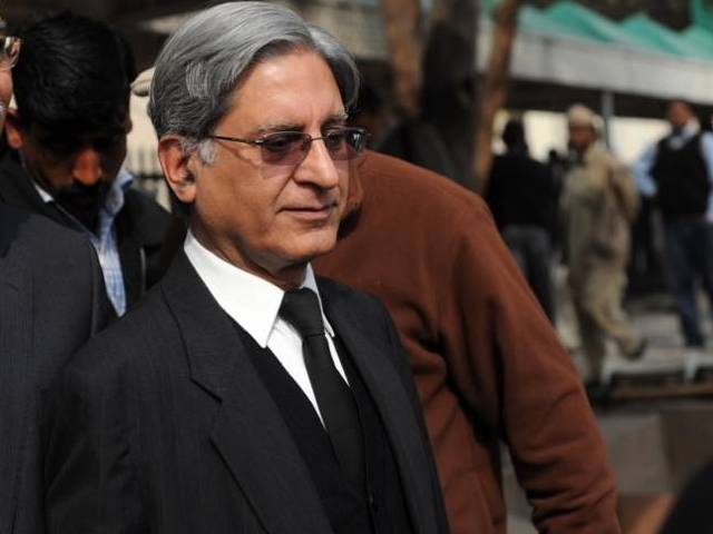 chaudhry aitzaz ahsan photo file photo