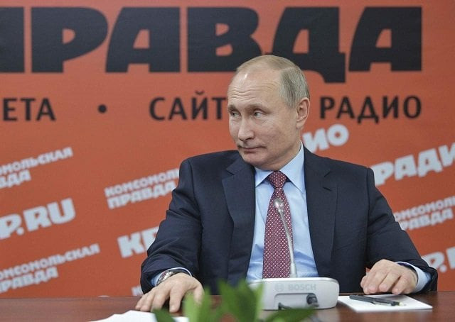 russian president vladimir putin attends a meeting with heads and editors of russian mass media in moscow russia january 11 2018 sputnik alexei druzhinin kremlin via reuters russian president vladimir putin attends a meeting with heads and editors of russian mass media in moscow russia january 11 2018 sputnik alexei druzhinin kremlin via reuters