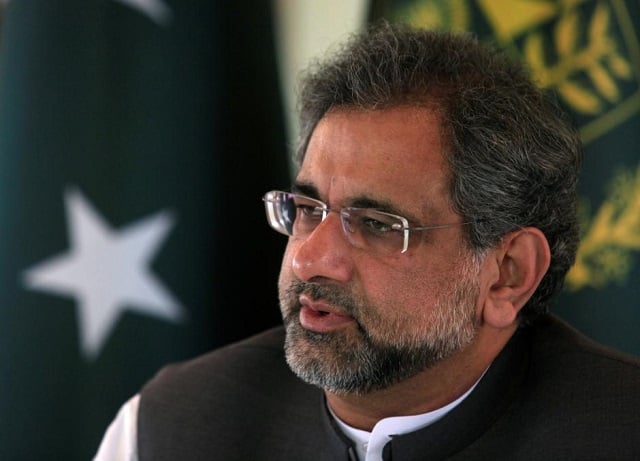 pakistan 039 s prime minister shahid khaqan abbasi speaks with a reuters correspondent during an interview at his office in islamabad pakistan september 11 2017 photo reuters