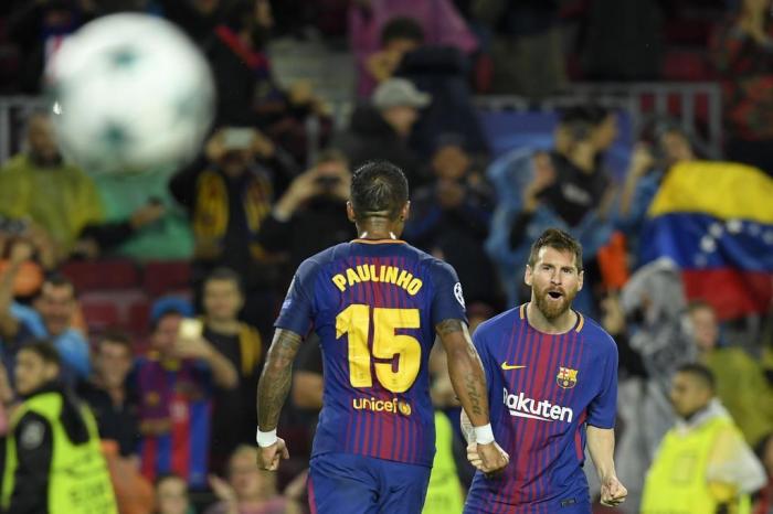 barca remain unbeaten as the season hits its halfway point and hold a nine point lead over nearest rivals atletico madrid with defending champions real madrid languishing 16 points off the pace photo afp