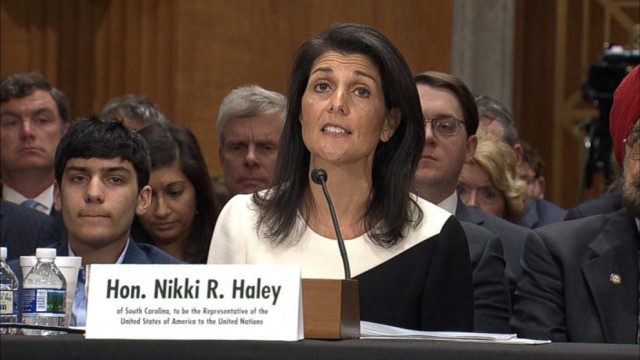 us ambassador to un nikki haley photo afp us ambassador to un nikki haley photo afp
