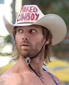 naked cowboy bravely sings of love for trump in mexico