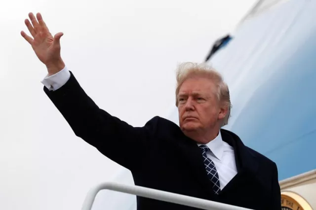 us president donald trump waves as he boards air force one upon departure from joint base andrews in maryland photo reuters us president donald trump waves as he boards air force one upon departure from joint base andrews in maryland photo reuters