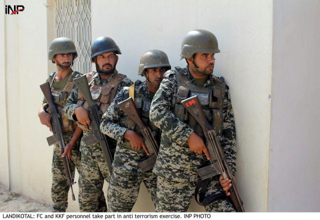 meanwhile 26 suspects including seven militants were arrested from the gurkop area of kech district in a search operation on wednesday photo inp meanwhile 26 suspects including seven militants were arrested from the gurkop area of kech district in a search operation on wednesday photo inp