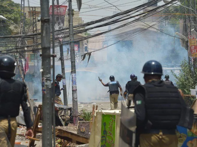 a file photo of the day of the model town clash photo mehmood qureshi express a file photo of the day of the model town clash photo mehmood qureshi express
