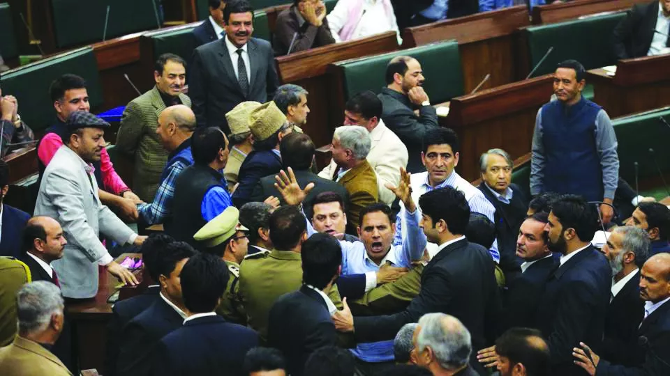 appalled nc members walk out during assembly session photo kashmir observer appalled nc members walk out during assembly session photo kashmir observer