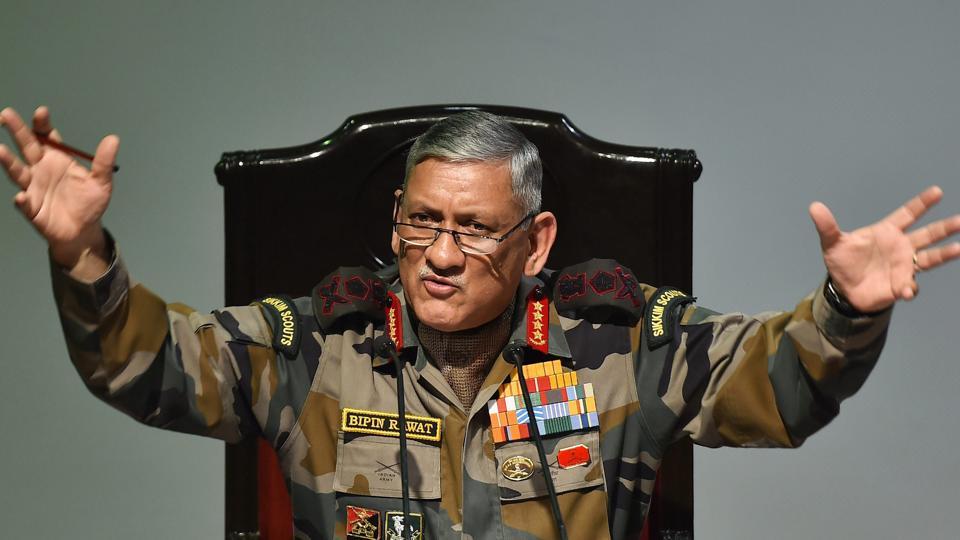 india s army chief general bipin rawat photo hindustan times