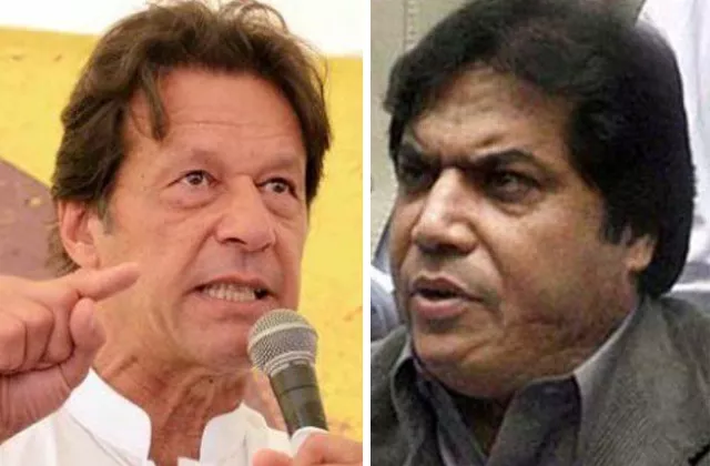 imran khan and hanif abbasi photo file imran khan and hanif abbasi photo file