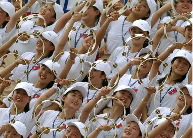 a south korean official said the north has offered to send 230 cheerleaders to the olympics photo afp