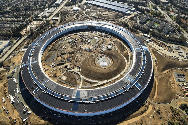 the apple campus 2 is seen under construction in cupertino california in this aerial photo taken january 13 2017 photo reuters the apple campus 2 is seen under construction in cupertino california in this aerial photo taken january 13 2017 photo reuters