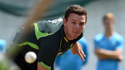 hazlewood out paine in doubt for second odi