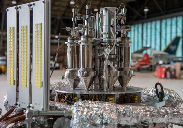 mars fission power system concept in the kilopower project is shown in this nasa handout photo photo nasa