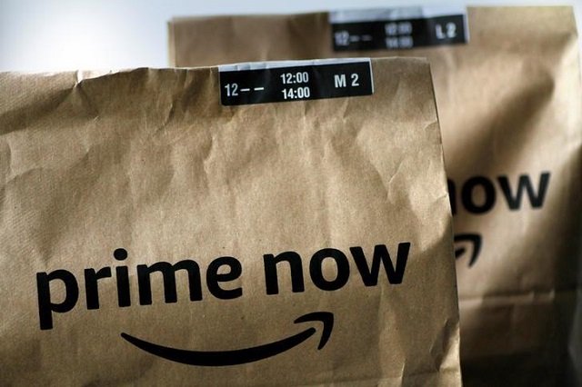 amazon prime now delivery bags are seen in this illustration photo july 27 2017 photo reuters