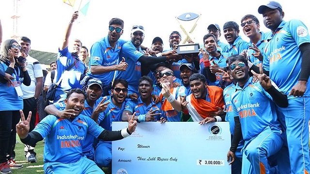 india defeat pakistan to triumph in blind cricket world cup