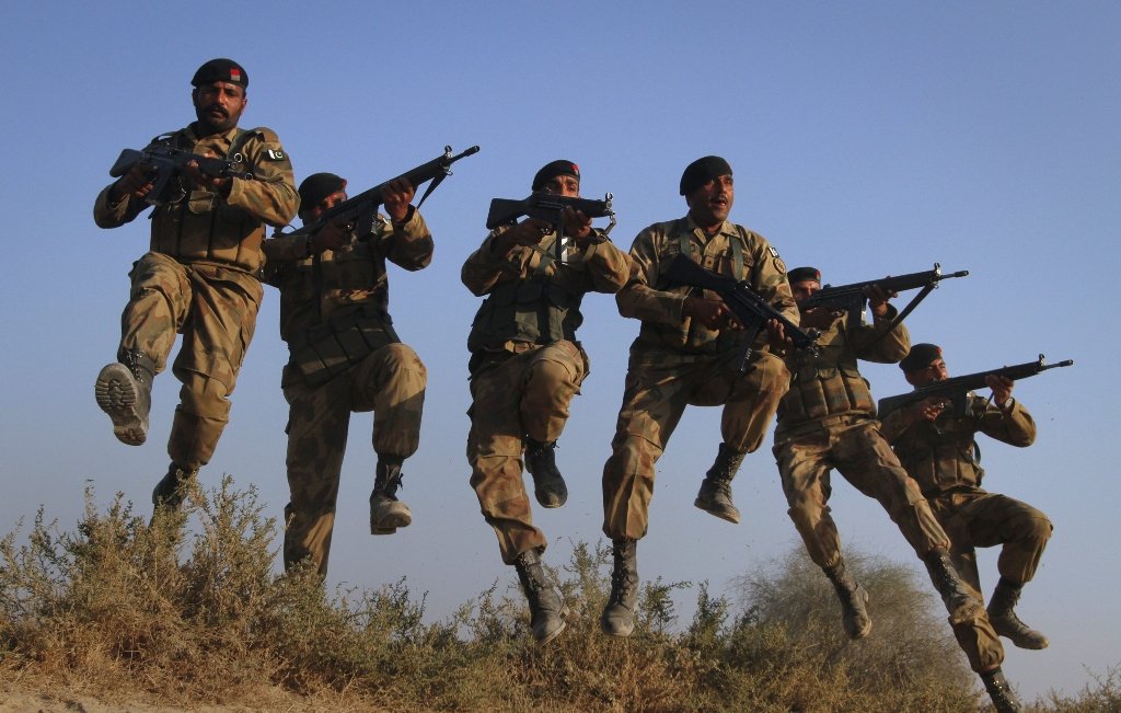 punjab rangers kill two terrorist in dg khan photo reuters