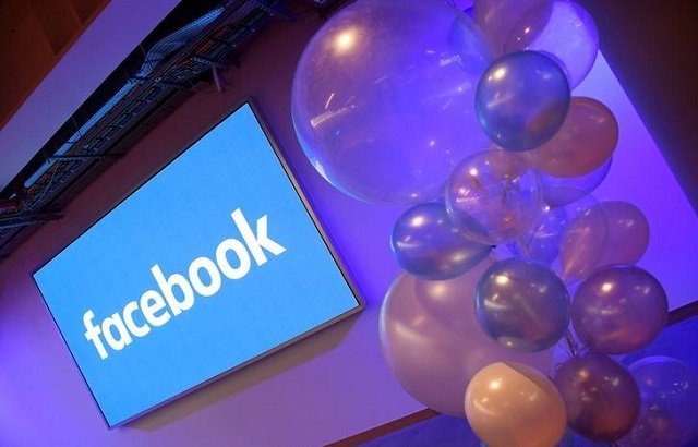 balloons are seen in front of a logo at facebook 039 s headquarters in london britain december 4 2017 photo reuters