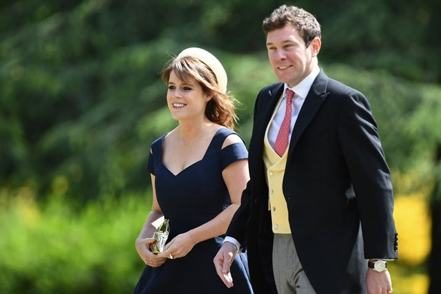 this file photo taken on may 20 2017 shows britain 039 s princess eugenie of york l and her boyfriend jack brooksbank r attending the wedding of pippa middleton and james matthews at st mark 039 s church in englefield west of london on may 20 2017 photo afp this file photo taken on may 20 2017 shows britain 039 s princess eugenie of york l and her boyfriend jack brooksbank r attending the wedding of pippa middleton and james matthews at st mark 039 s church in englefield west of london on may 20 2017 photo afp