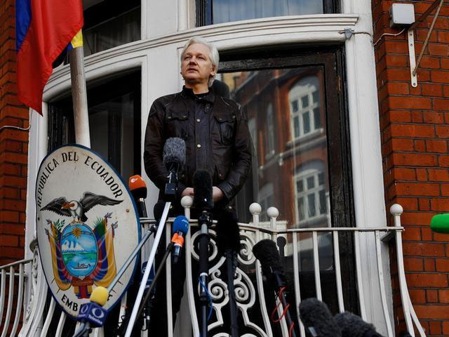 wikileaks founder julian assange is seen on the balcony of the ecuadorian embassy in london britain photo reuters file