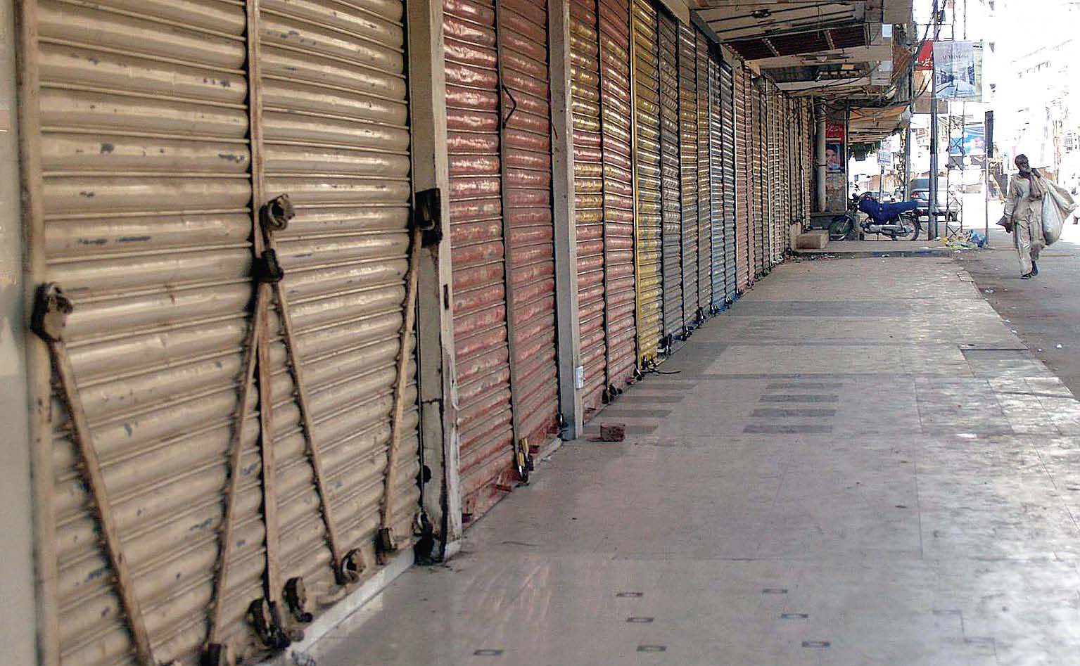 dc orders unsealing of 30 shops on kasi road