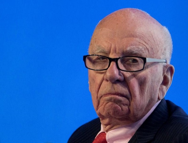 rupert murdoch reacts during a panel discussion at the b20 meeting of company ceos in sydney july 17 2014 photo reuters