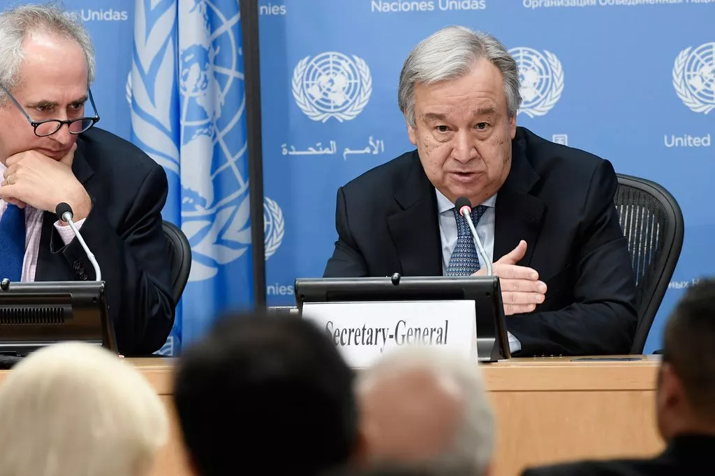 ant nio guterres stands ready to mediate peace talks between pakistan and india photo file ant nio guterres stands ready to mediate peace talks between pakistan and india photo file