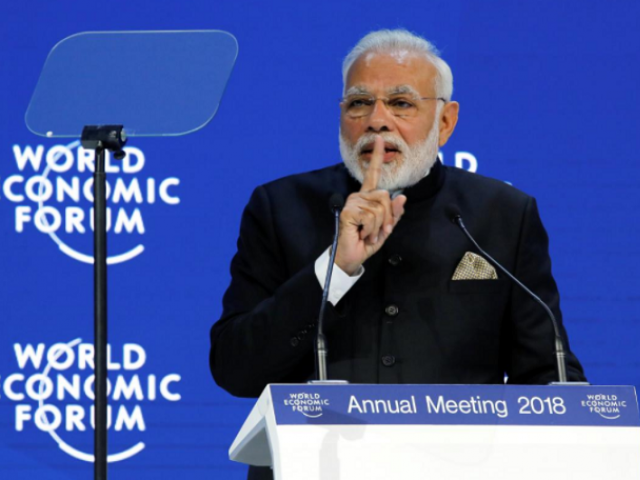 india 039 s prime minister narendra modi gestures as he speaks at the opening plenary during the world economic forum wef annual meeting in davos switzerland photo reuters