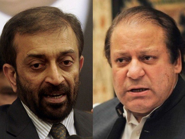 mqm leader farooq sattar and ex pm nawaz sharif photo afp file