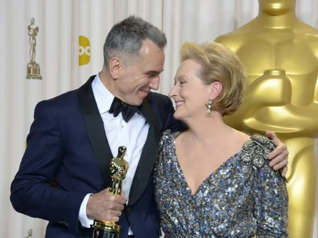 three time oscar winners daniel day lewis and meryl streep shown here at the 2013 ceremony are once again in the running for academy awards photo afp three time oscar winners daniel day lewis and meryl streep shown here at the 2013 ceremony are once again in the running for academy awards photo afp